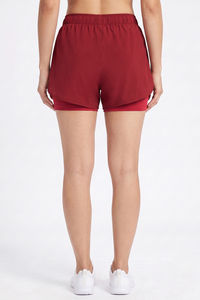 Zelocity Moisture Wicking Training Short - Deep Claret — thumbnail 3